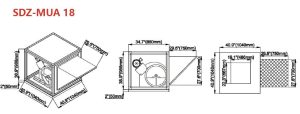 Fresh Filtered Air Unit Roof Supply Fan - 18 in 2 fresh filtered air unit roof supply fan 18 in