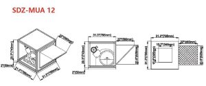 Fresh Filtered Air Unit Roof Supply Fan - 12 in 2 مروحة فريش اير مقاس 12