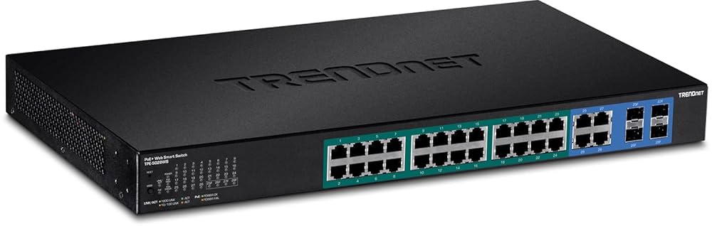 TRENDnet - TPE-5028WS SWITCH TRNDNET 28-PORT GIGABIT WEB SMART 1 TRENDnet - TPE-5028WS SWITCH TRNDNET 28-PORT GIGABIT WEB SMART