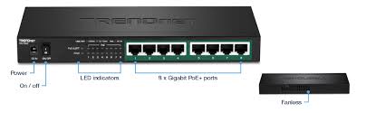 TRENDnet-TPE-TG83 , 8-Port Gigabit PoE+ Switch , 65W PoE power budget 1 TRENDnet-TPE-TG83 , 8-Port Gigabit PoE+ Switch , 65W PoE power budget